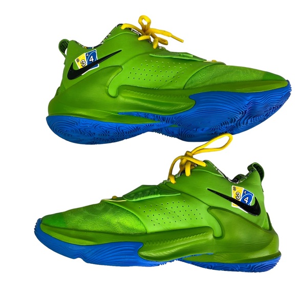 Nike Zoom Freak 3 NRG UNO 50th Anniversary Green Giannis Men's Sneaker Size 9 - Picture 7 of 11